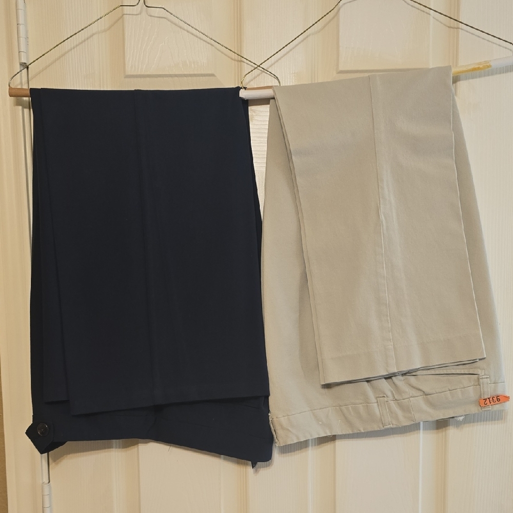 Navy And KHAKI Shadow Trousers